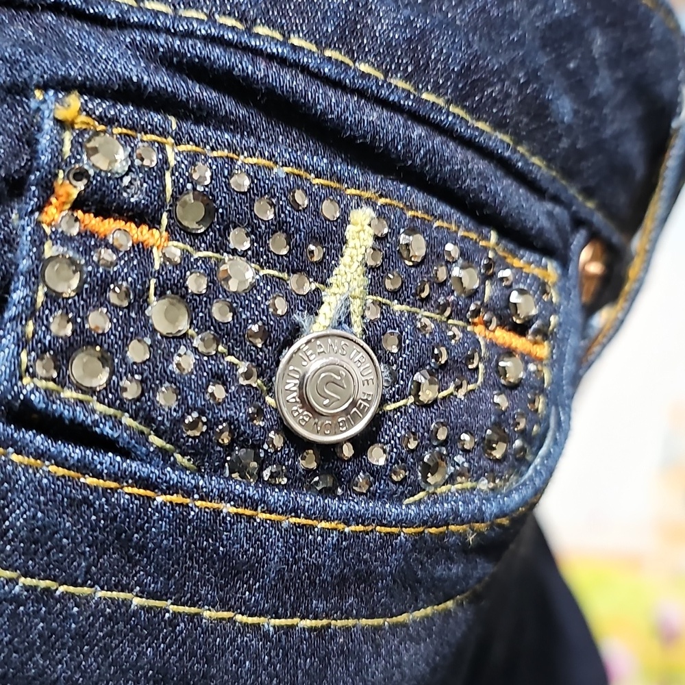True Religion Embezzeled Straight Jeans Size 26 - Picture 6 of 9